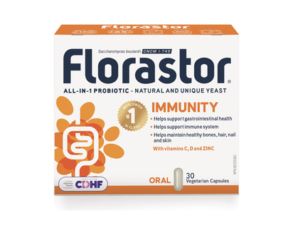 Florastor Immunity Probiotic Vegetarian Capsules - 30's