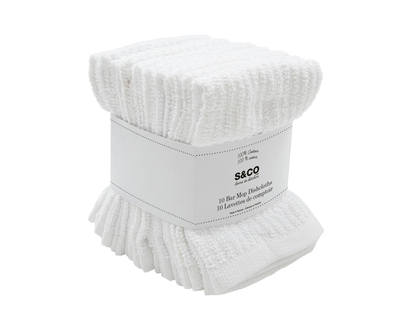 BOUTIQUE BAR MOP CLOTHS in White