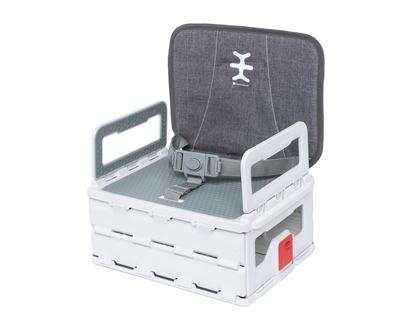 Nikidom Flat-Pack Foldable Booster Seat - Grey