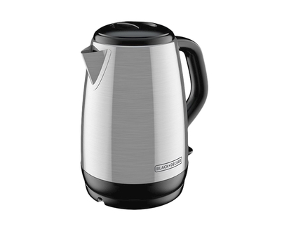 BLACK+DECKER Cordless Kettle - 1.7L - Stainless Steel/Black - KE1700SD-2