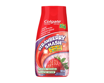 Colgate Kids Fluoride Toothpaste - Strawberry Smash - 100ml