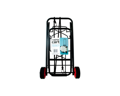 Portable Folding Luggage Cart - Black