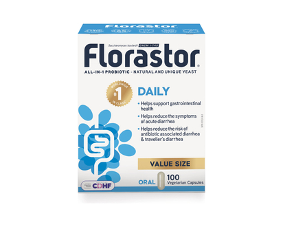 Florastor Daily Probiotic Vegetarian Capsules - 100's