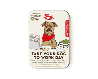 Kikkerland Take Your Dog to Work Day