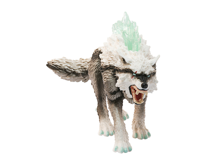 Schleich Snow Wolf Toy Figurine