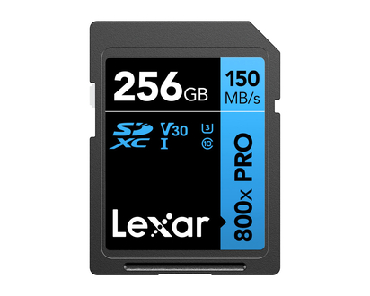 Lexar 800X Pro Sd 256 GB - Black/Blue