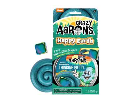 Crazy Aaron's Thinking Putty - Happy Earth - 90g / 4 Inch Tin