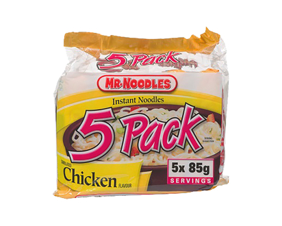 Mr. Noodles Instant Noodles - Chicken - 5x85g packs
