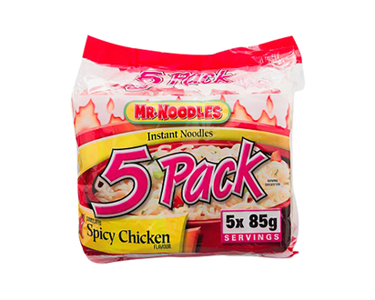Mr. Noodles Instant Noodles - Spicy Chicken - 5x85g packs