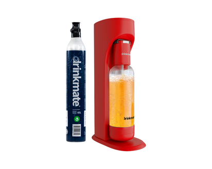 Drinkmate OmniFizz Sparkling Water and Soda Maker - Red - 410-03-14Z
