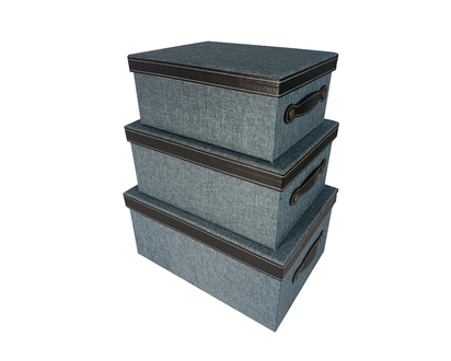 COLLECTION STORAGE BOX DENIM