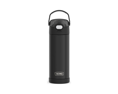 THERMOS FUNtainer Thermal Bottle - Matte Black - 470ml