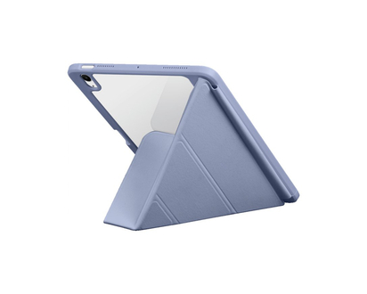 LOGiiX Origami+ Flip Cover for Apple iPad Air 11-inch - Lavender/Transparent