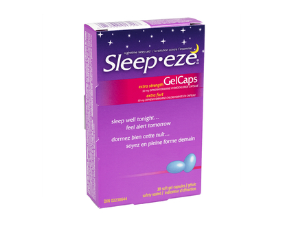 Sleep-Eze D Extra Strength Gel Capsules - 20s