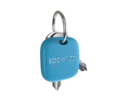 Boompods Boomtag Rechargeable Anti-Loss Bluetooth Tag - Ocean Blue - BP-TARBLU