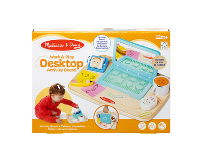 Melissa & Doug Work & Play Desktop Activity Board