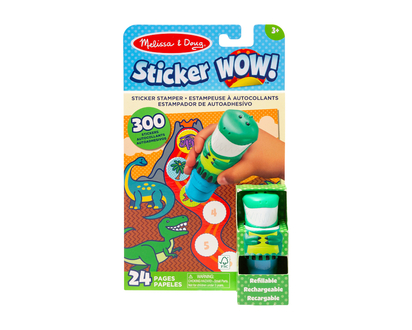 Melissa & Doug Sticker Wow! - Dinosaur - 24 Pages