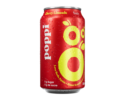 Poppi Prebiotic Soda - Cherry Limeade - 355ml