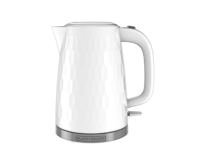 BLACK+DECKER Honeycomb Collection Kettle - White - KE1560WC