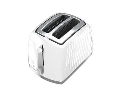 BLACK+DECKER Honeycomb Collection 2-Slice Toaster - White - TR1250WD