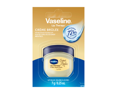 Vaseline Lip Therapy Lip Balm For Deliciously Kissable Lips - Creme Brulee - 7g