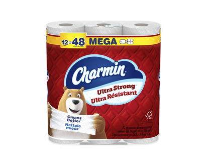 CHARMIN B/TISSUE U/STRONG Size 12=48 Rolls