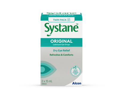Systane Original Lubricant Eye Drops - 2 x 15ml