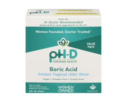 PH-D BORIC ACID ODOUR RINSE 2X88.5ML