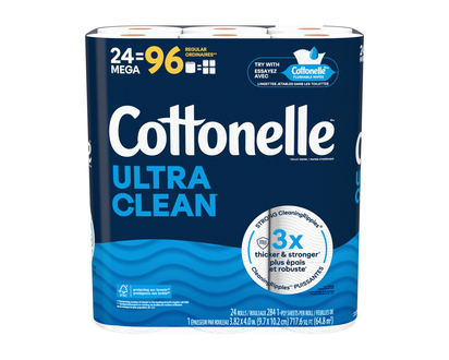 Cottonelle Ultra Clean Mega TP Size 24 MEGA ROLL
