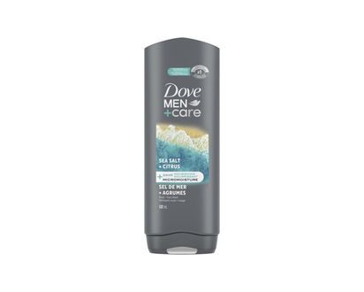 DOVE MEN BODY WASH SSALT CIT 532ML