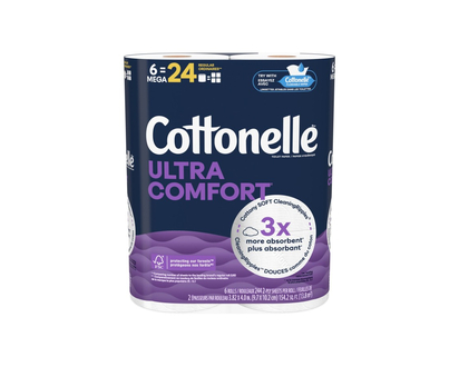 COTTONELLE U/COMFORT TP Size 6 MEGA ROLL