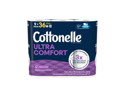 COTTONELLE U/COMFORT TP Size 9 MEGA ROLL