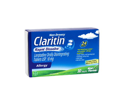Claritin Allergy 24 Hour Rapid Dissolve Tablets - 10mg - 30's