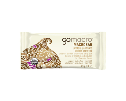 GOMACRO P/BAR PB/CHOC CHIP 65G