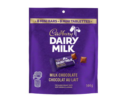 CADBURY MINI BARS DAIRY MILK 144G