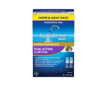 HYDRASENSE DUAL ACTION EYE 2X10ML