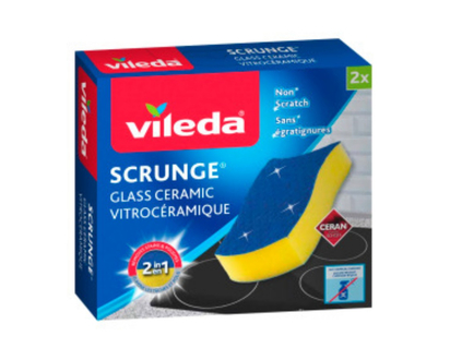 Vileda Certified Ceran Scourer Glass Ceramic Scrunge - 2 pack