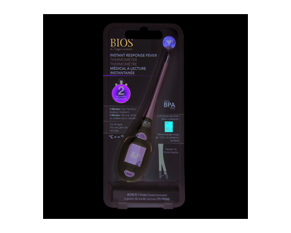 Bios 2 Second Fever Thermometer - White - 237DI