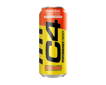 C4 ENERGY SLICE 473ML in Orange