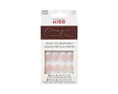 KISS CLASSY NAILS EXCLUSV ONL in White