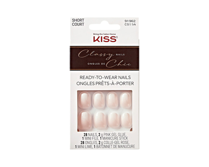 KISS CLASSY NAILS PLAYERS in White