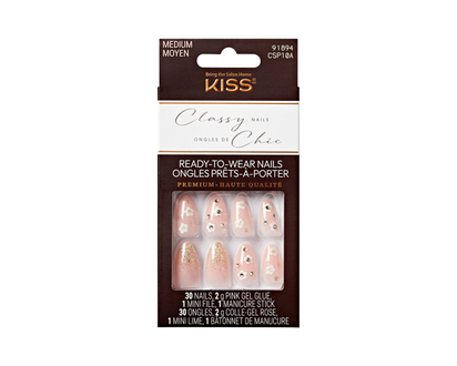 KISS CLASSY NAILS PREMIUM GLEAMIN in White