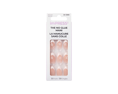 KISS IMPRESS COLOR NAILS FEARLESS in White