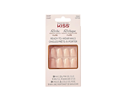 KISS SALON ACRYL FRENCH KIT CHIC BEATS in Beige