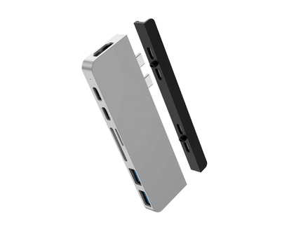 HYPERDRIVE DUO 7IN2 USBC HUB HD28C-SILVE