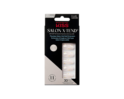 KISS SALON X-TEND GEL SYSTEM RED FLAG in White