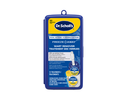 Dr. Scholl's Dual Action Freeze Away Wart Remover - 12 Applications