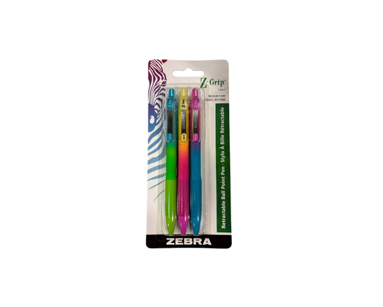 ZEBRA Z-GRIP SOFT TOUCH BP in Black