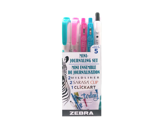 ZEBRA MINI JOURNALLING SET