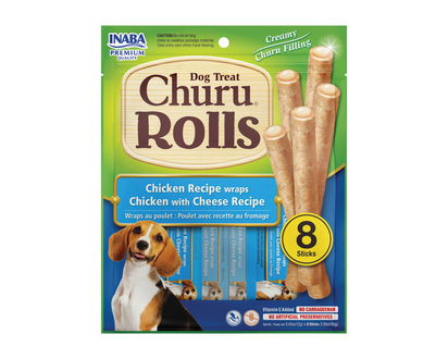 CHURU ROLLS CHKN W/CHS 8PK